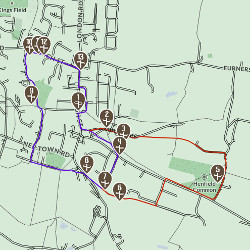 Henfield village and common trail map  thumbnail